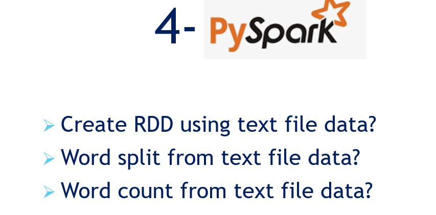 Create RDD using text file data in PySpark in Hindi